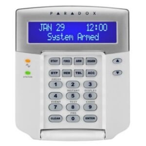 Tastatura LCD moncrom Paradox K641+ pentru centrale EVO
