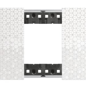 Rama ornament 2 module Bticino Living Now KA4802MW, pixel