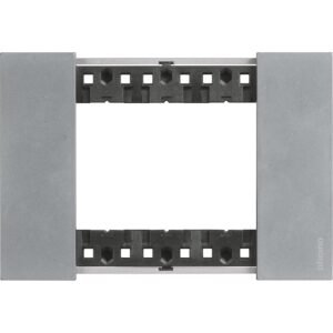 Rama ornament 3 module Bticino Living Now KA4803NW, moon