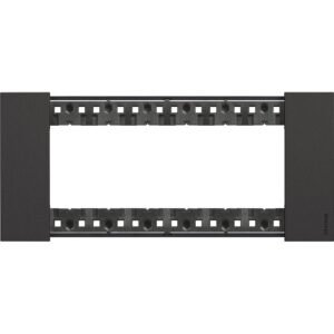 Rama ornament 6 module Bticino Living Now KA4806KG, negru