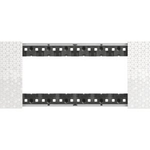 Rama ornament 6 module Bticino Living Now KA4806MW, pixel