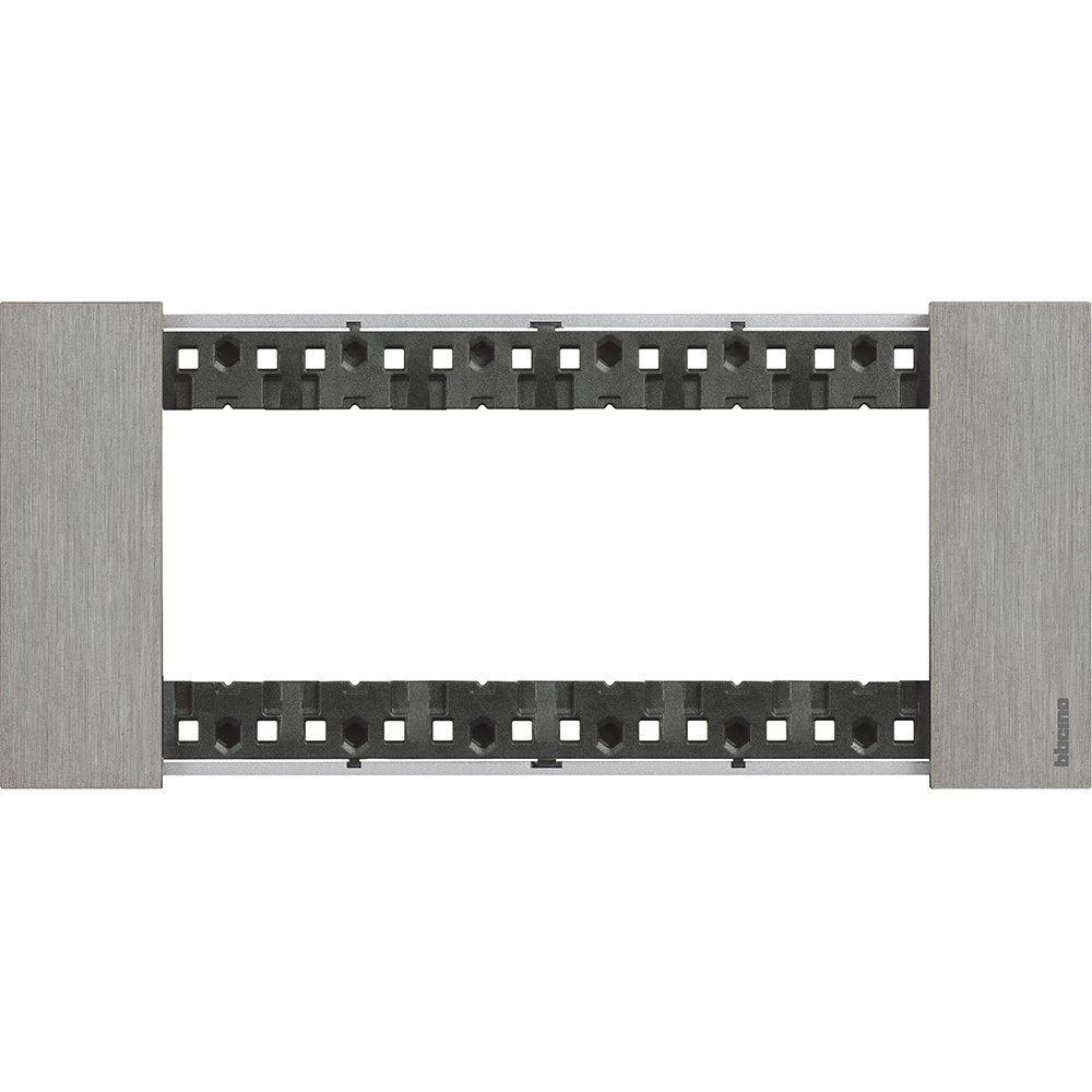 Rama ornament 6 module Bticino Living Now KA4806ZG, otel