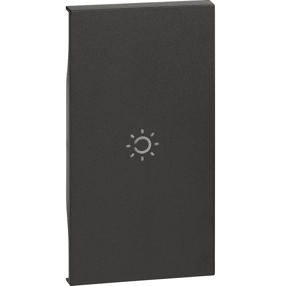 Tasta iluminabila 2M Bticino Living Now KG01M2A, negru