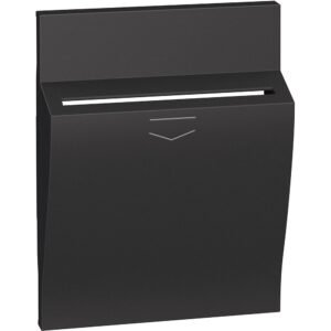 Placa 3 module pentru referintele K4549 si K4548 Bticino Living Now KG22, negru