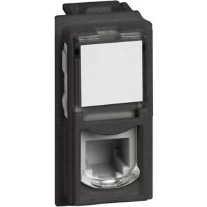 Priza telefon RJ11 Bticino Living Now KG4258RJ11, negru