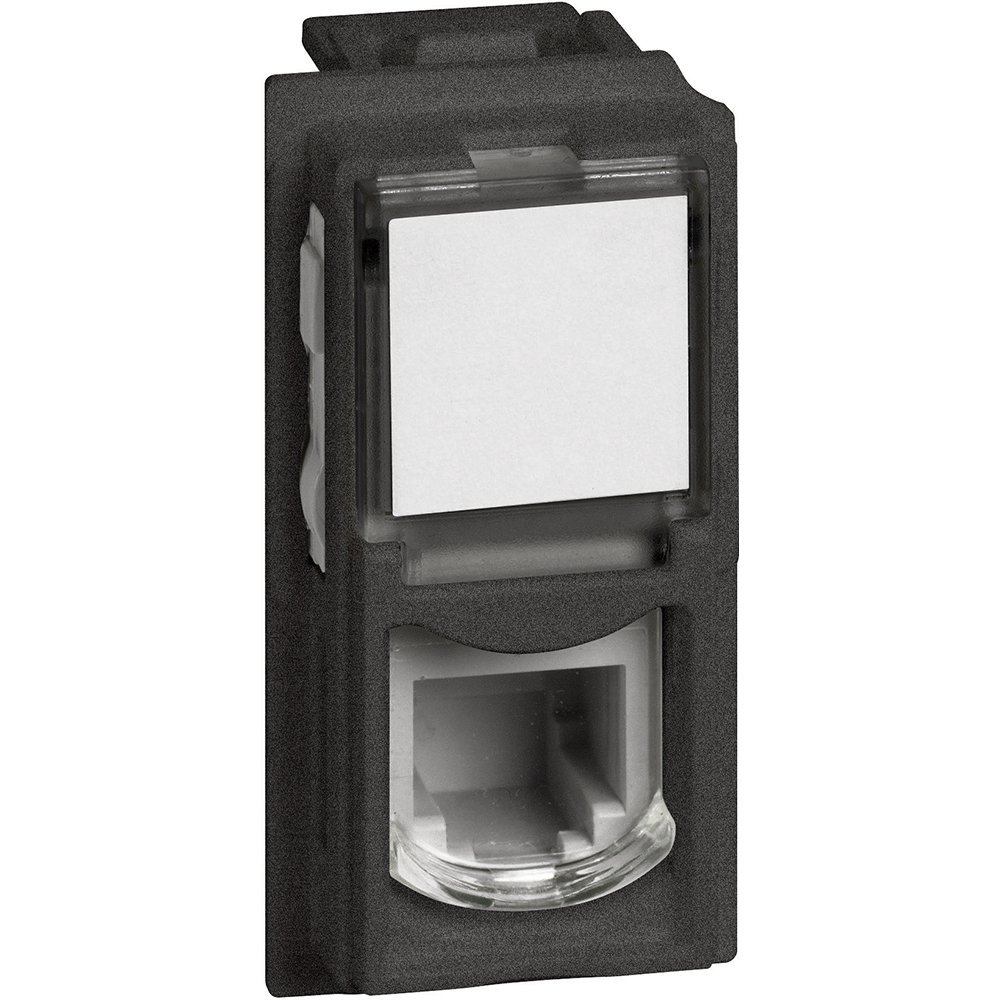 Priza telefon RJ11 Bticino Living Now KG4258RJ11, negru