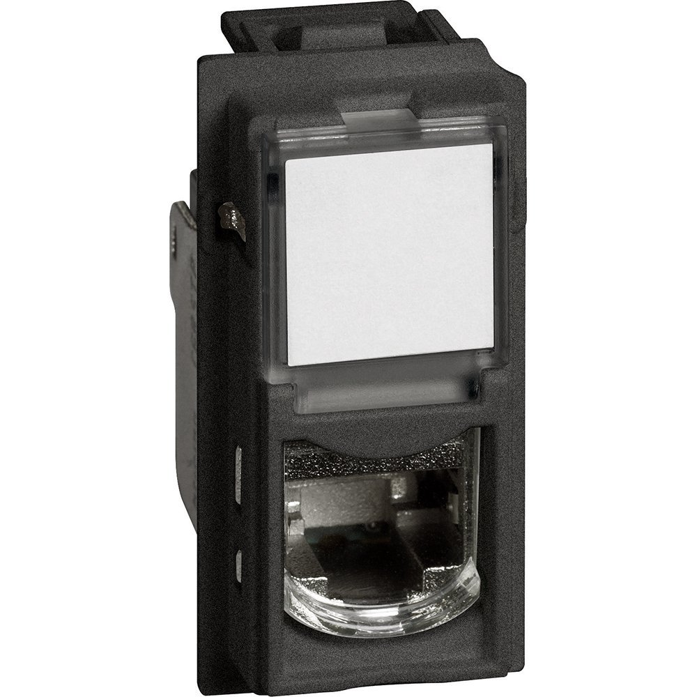 Priza date RJ45 Cat.6 UTP Bticino Living Now KG4279C6, negru