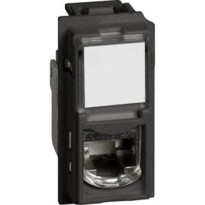 Priza date RJ45 Cat.6A Utp Bticino Living Now KG4279C6A, negru