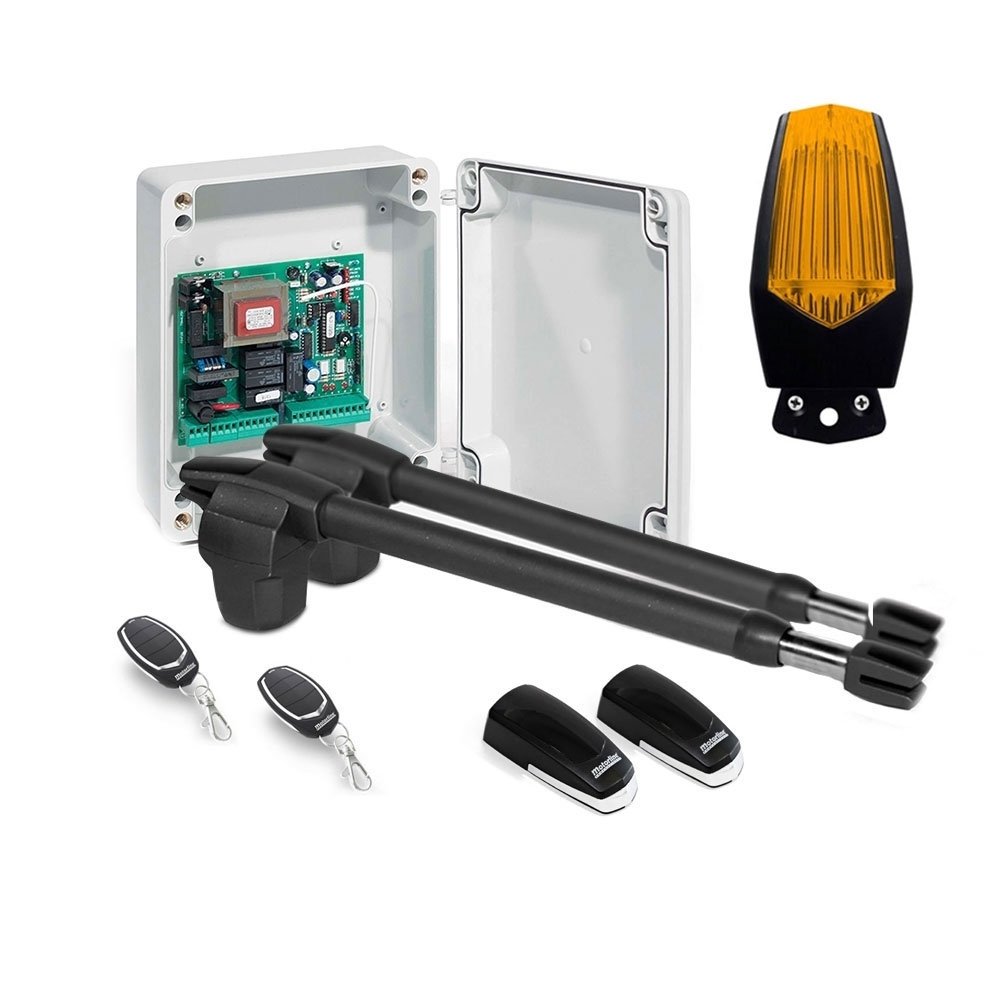 Kit automatizare poarta batanta Motorline LINCE 600 – 24V, 350 Kg/canat, 4 m/canat, 60 W