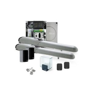 Kit automatizare poarta batanta Nice WINGOKIT 3524 FULL, 200 Kg/canat, 3.5 m/canat, 24 V