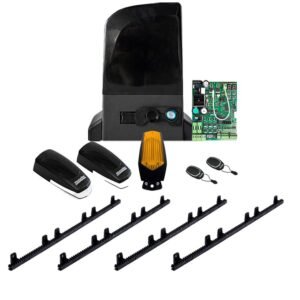 Kit automatizare poarta culisanta cu 4 cremaliere Motorline KIT GALO600-CRM, 230 VAC, 450 N, 600 Kg, brushless, viteza maxima 240 mm/s, compatibil MCONNECT LINK