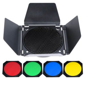 Kit Godox BD-04 Set Voleuri cu filtre si grid – Default Title