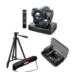 Kit lector Camera PTZ Full HD 1080 Zoom 10X USB 2.0 cu Boyalink lavaliera dubla wireless – Default Title