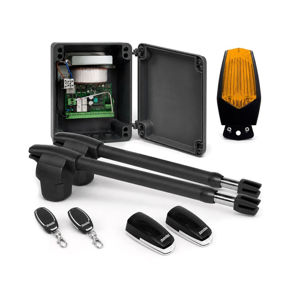 Kit automatizare poarta batanta Motorline LINCE 400 – 24V, 250 Kg/canat, 3 m/canat, 60 W