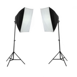 Kit Lumini E27 135W cu softbox 50 x 70cm si stativ x 2 bucati – Default Title