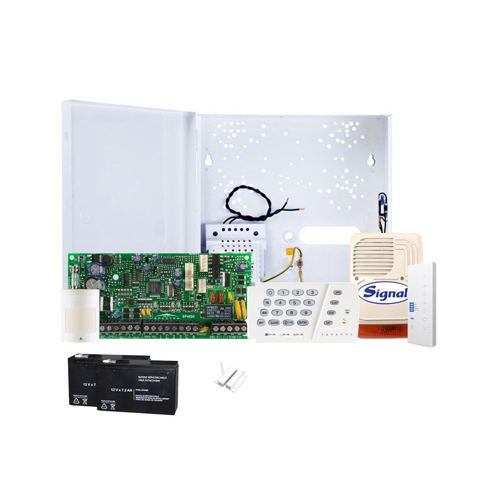 Sistem alarma antiefractie Paradox Spectra SP4000 EXT + Comunicator GPRS