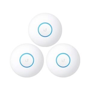 Kit access point dual-band Ubiquiti UniFi nanoHD, WiFi 5, 1733 Mbps, MU-MIMO, PoE, UniFi, 3 bucati