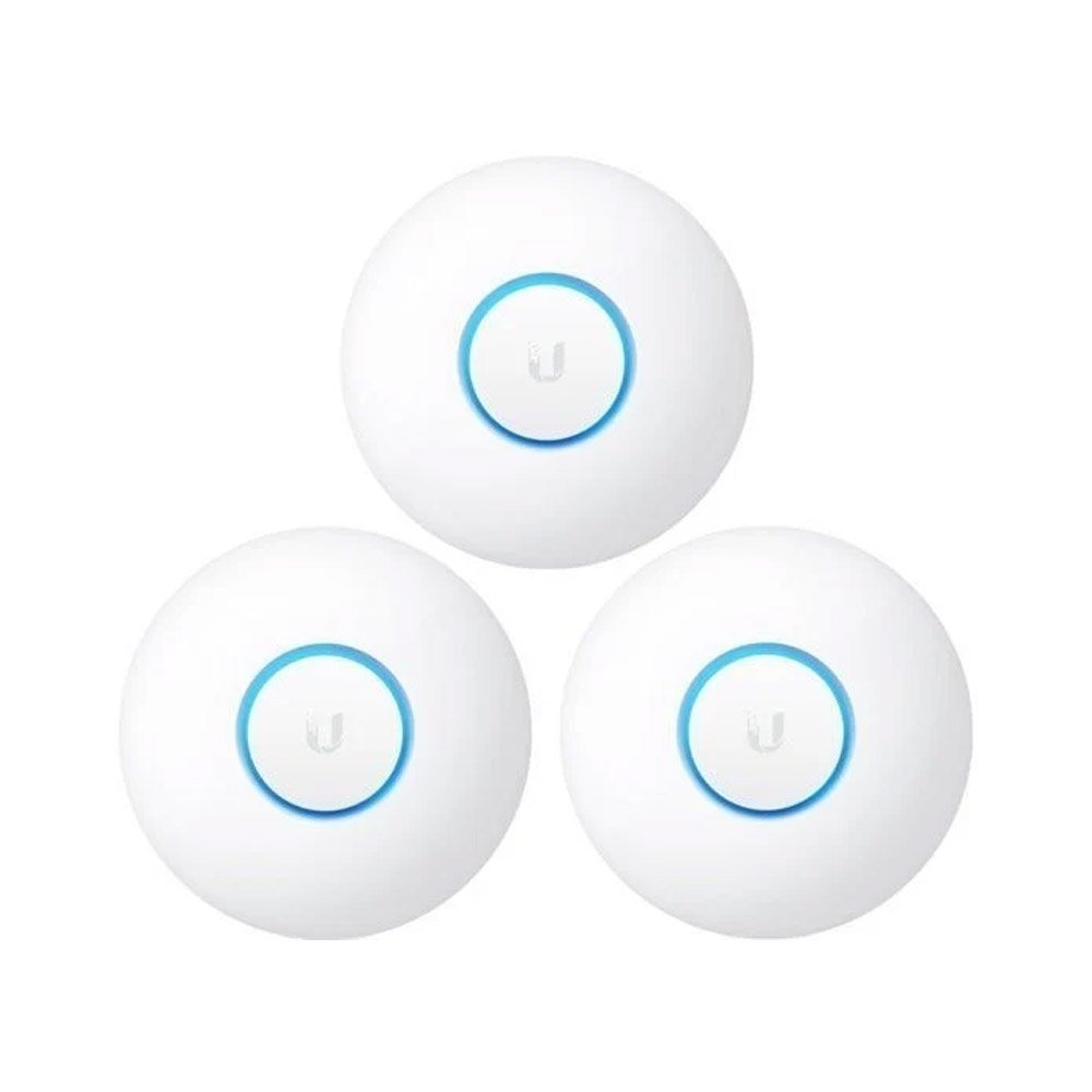 Kit access point dual-band Ubiquiti UniFi nanoHD, WiFi 5, 1733 Mbps, MU-MIMO, PoE, UniFi, 3 bucati