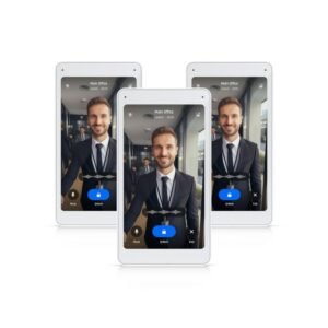 Kit display interfon Ubiquiti UA-Intercom-Viewer-3, 5 inch, tactil, audio bidirectional, live view, PoE, 3 bucati