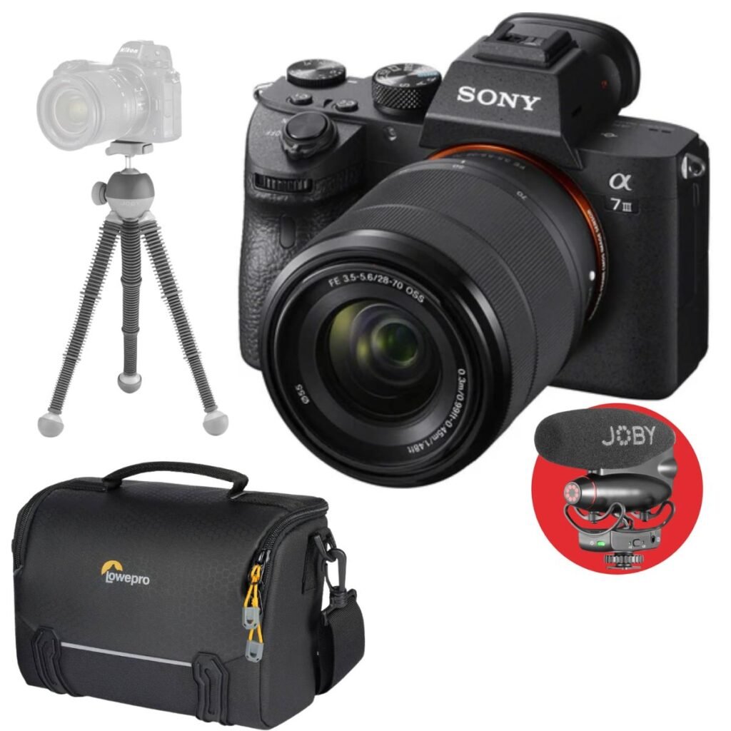 Sony A7III/28-70mm Pachet cu geanta si minitrepied on the GO – Default Title