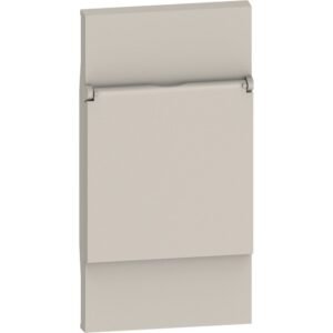 Placa adecvata pentru prize standard german 2 module Bticino Living Now KM04P, nisip