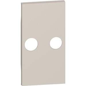 Tasta 2 module pentru prizele tv Bticino Living Now KM25M2, nisip