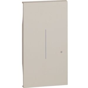 Tasta iluminabila pentru elementul de control al luminii fara fir Bticino Living Now KM42M2, nisip