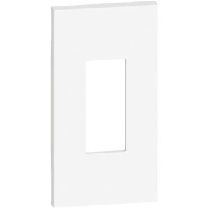 Tasta 2 module pentru conectori RJ si AV Bticino Living Now KW07M2, alb