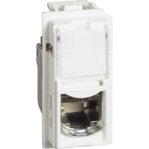 Priza date RJ45 utp cat6 1 modul Bticino Living Now KW4279C6, alb