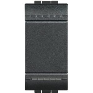 Buton cu revenire 10A 1 modul Bticino Living Light L4005N, antracit