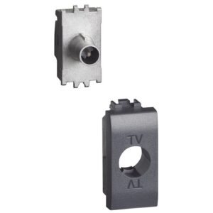 Priza tv directa Bticino Living Light L4202DN, antracit