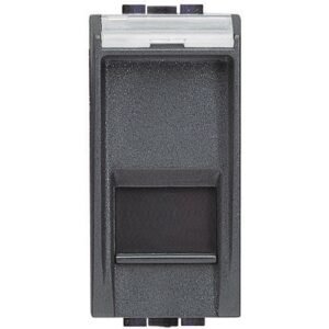 Priza date RJ45 Cat6 UTP Bticino Living Light L4279C6, antracit