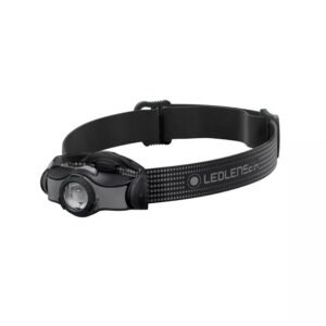 Lanterna profesionala pentru cap Led Lenser MH3 Black/Grey, 200 lumeni, 130 m