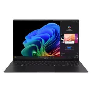 Laptop Asus VivoBook S15 (S5507QA-MA064X), Snapdragon X Elite – X1P42100, 15.6″, Rezolutie 2880 x 1620, 120Hz, 16 GB DDR5, SSD de 512 GB, Qualcomm Adreno X1-45