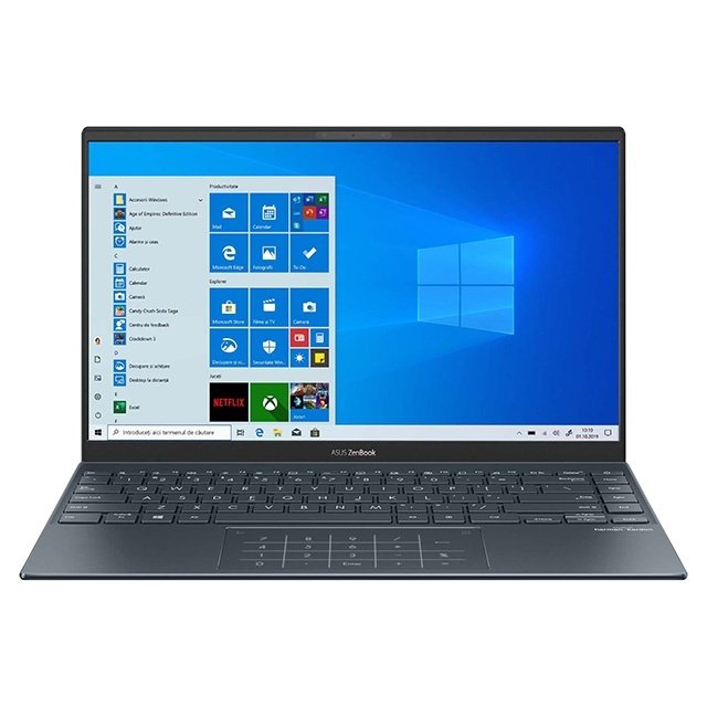 Laptop Asus Zenbook 14 Flip Oled (un5401q), AMD Ryzen 9 5900HX, 14″, Rezolutie 2880 x 1800, 90Hz, 16 GB DDR4, SSD de 512 GB, AMD Radeon Graphics