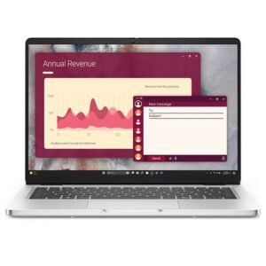 Laptop Dell Pro 14 PC14250, Intel Core Ultra 7 265U, 14″, Rezolutie 1920 x 1200, 16 GB DDR5, SSD de 512 GB, Intel Graphics