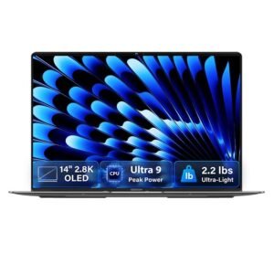 Laptop Geekom NX14CM, Intel Core Ultra 9 185H, 14″, Rezolutie 2880 x 1800, 120Hz, 32 GB DDR5, SSD de 1 TB, Intel Arc Graphics