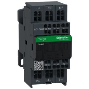 Contactor TeSys Deca 3P(3NO) AC-3/AC-3e, =440V, 9A, 24V AC 50/60Hz Schneider LC1D093B7