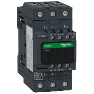Contactor TeSys D 3P(3 NO) 40 A bobina 24 V c.c. Schneider LC1D40ABD