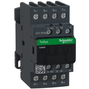 Contactor, TeSys Deca 4P(4 NO), AC-1, = 440V, 32A, 230V AC 50/60Hz Schneider LC1DT32P7
