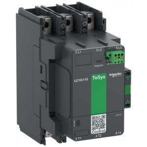 Contactor de putere mare, TeSys Giga, versiune standard, 3 poli/NO, AC-3 =440V 185A, bobina 100-250VAC/DC Scheneider LC1G185KUEN