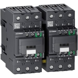 Contactor reversibil 3P 80A Ac-3 pana La 440V, bobina 24V Dc Schneider LC2D80ABBE