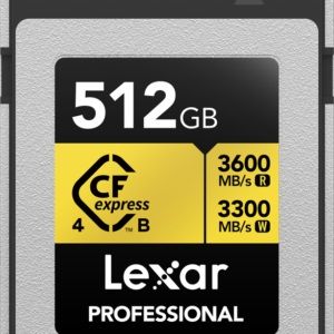 Lexar CFexpress Type B 4.0 Pro Gold R3600/W3300 512GB – Default Title