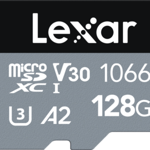 LEXAR microSDXC SILVER 1066x UHS-I/U1/A2 R160/W120 (V30) 128GB – Default Title