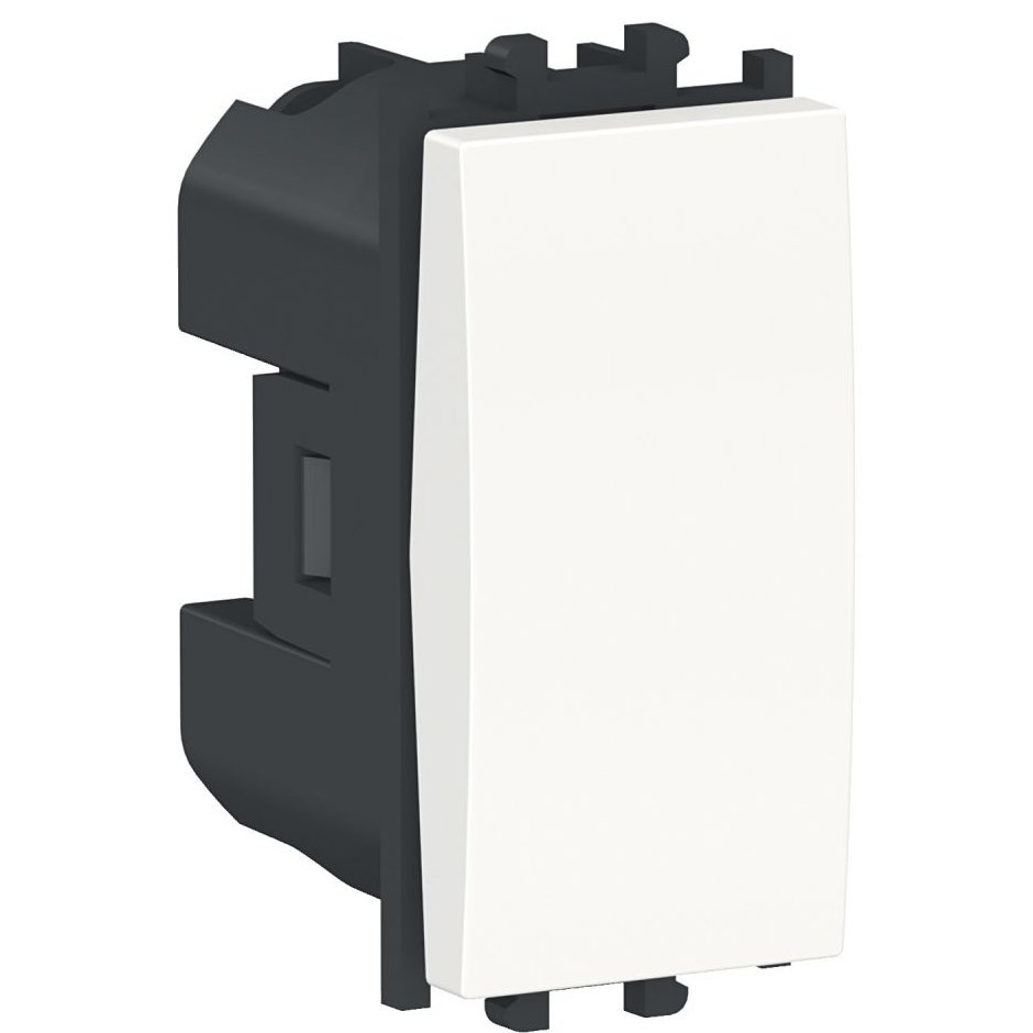 Intrerupator simplu 1 modul Schneider Easy Styl LMR0100001, alb