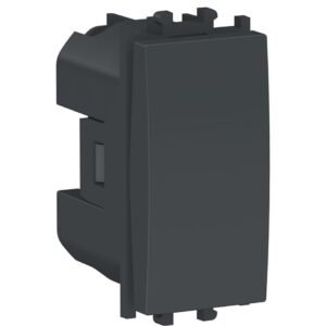 Intrerupator simplu 1 modul Schneider Easy Styl LMR0100003, negru