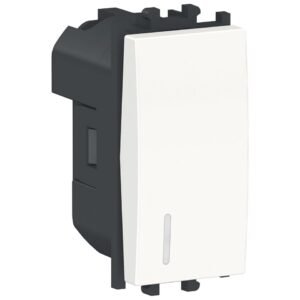 Intrerupator simplu indicator luminos 1M Schneider Easy Styl LMR1401001, alb