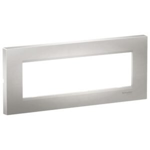 Rama plata 7 module Schneider Easy Styl LMR7267004, argintiu