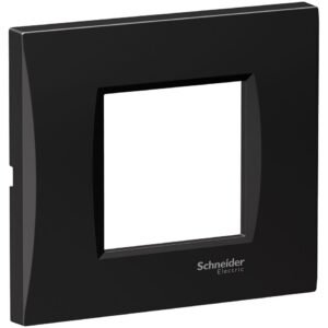 Rama curbata 2 module Schneider Easy Styl LMR7362005, negru metalic