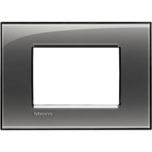 Rama ornament 3 module Bticino Living Light LNA4803KF, cenusiu